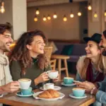 autumn office meeting cozy team real people