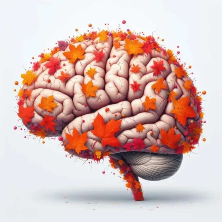 brain memory autumn season science