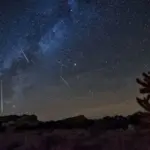 orionid meteor shower czech landscape