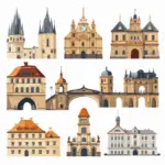 czech architecture timeline evolution iconic styles