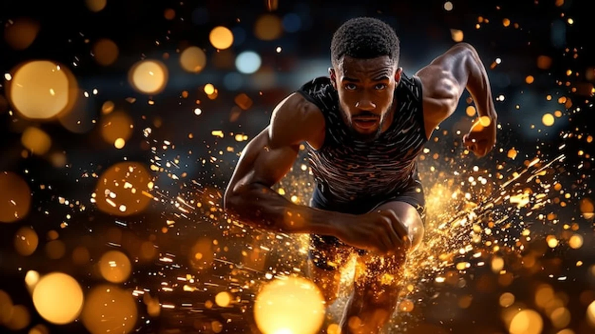 breaking sports record celebration