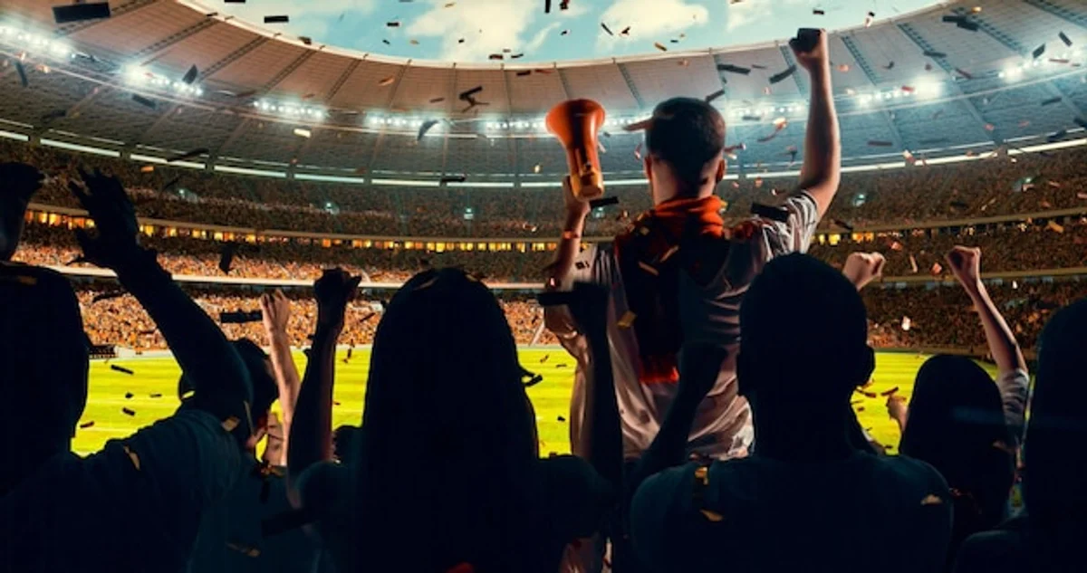 football stadium prague night flare