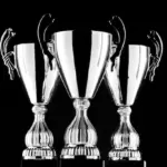 Czech Olympic medals collection display