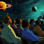 cosmic awe people looking at stars