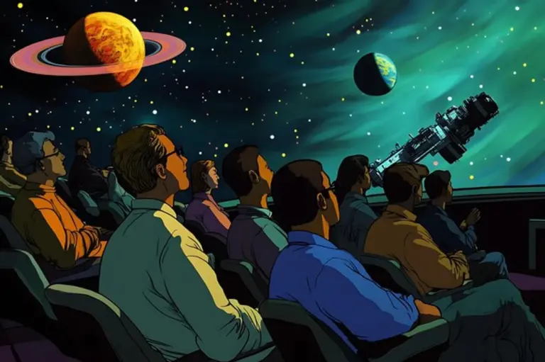 cosmic awe people looking at stars