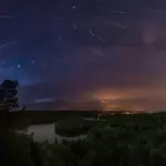 orionids meteor shower czech landscape