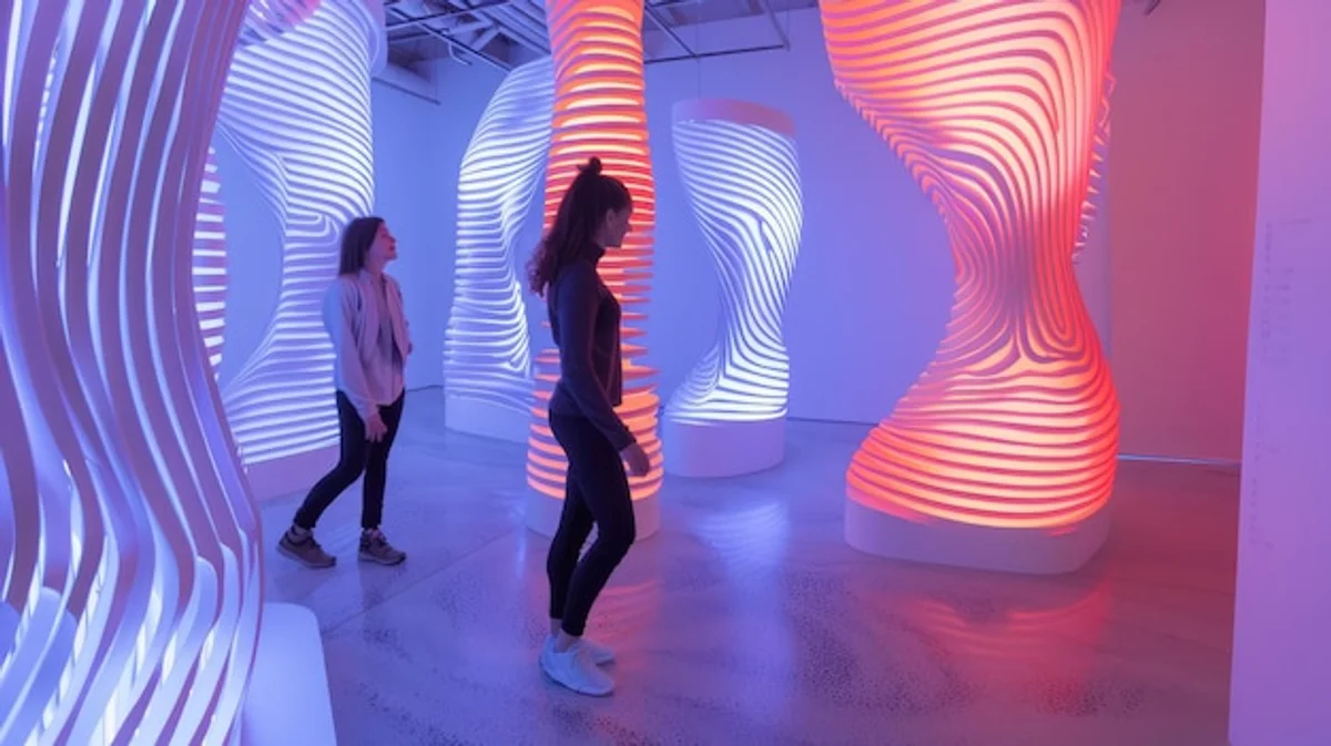 art gallery visitors mindful experience