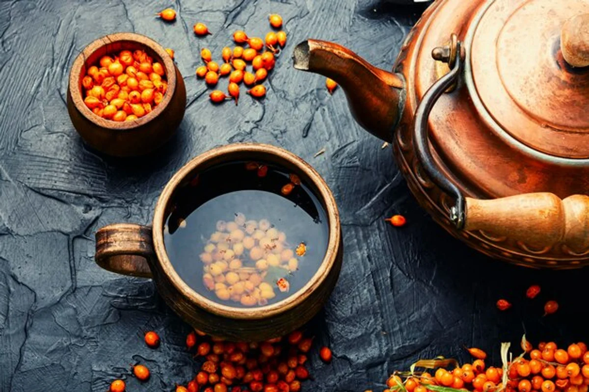 herb infused autumn dish on table