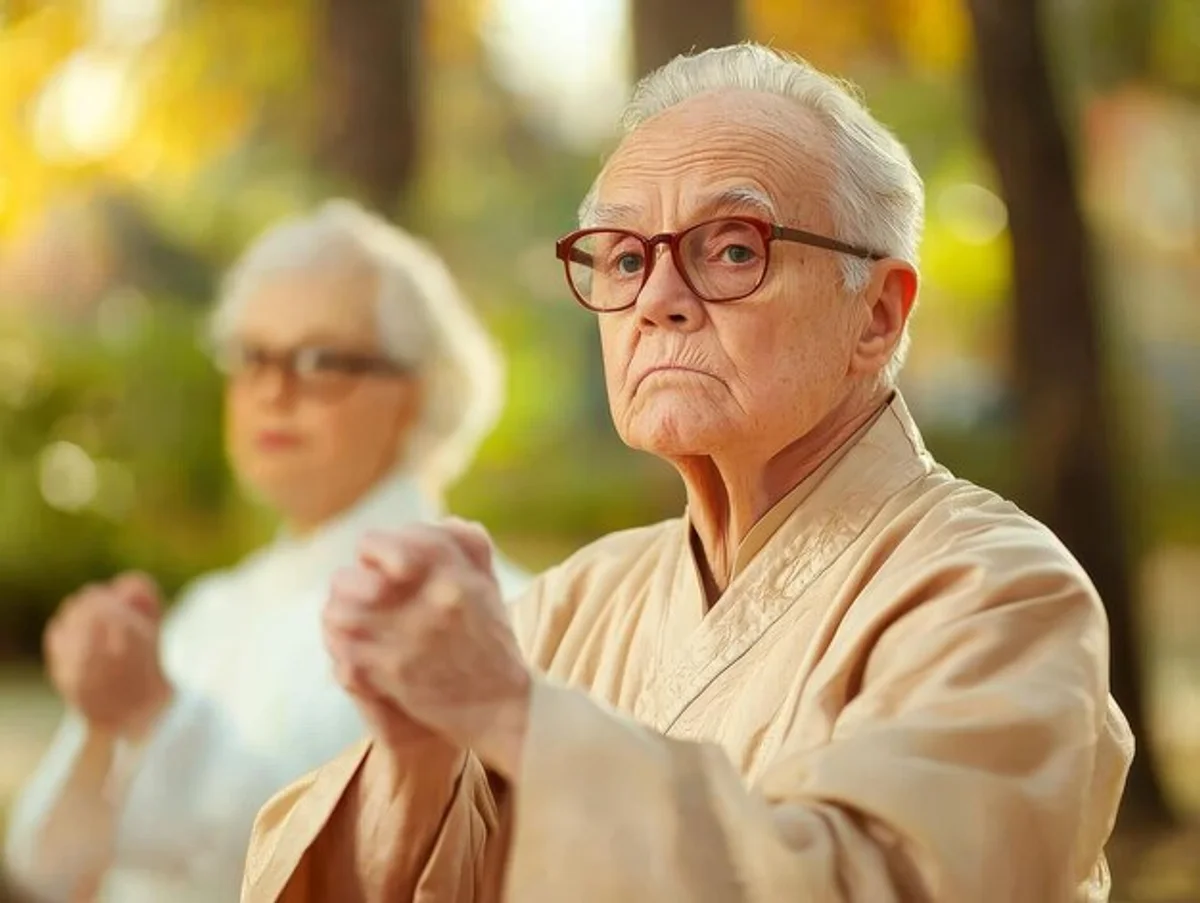 elderly people smiling group longevity lifestyle