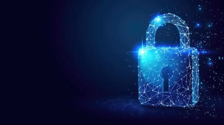 autumn cyber security illustration