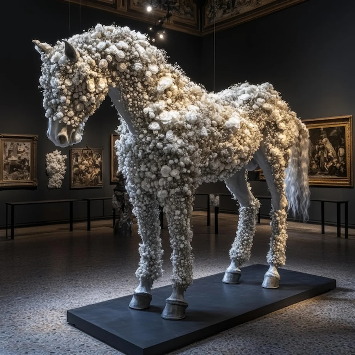 Czech regional art gallery modern exhibition