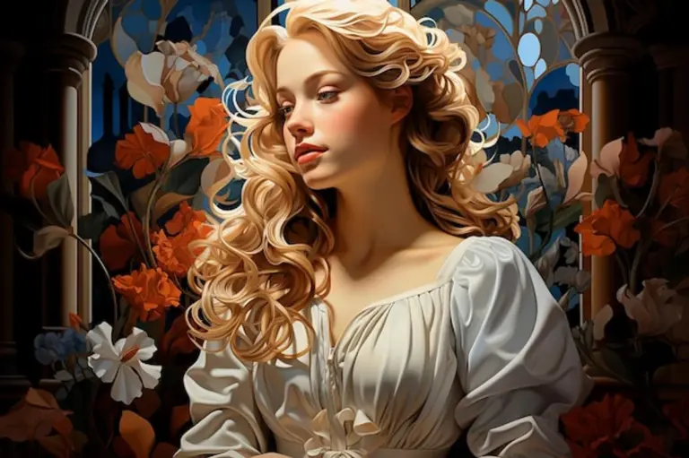 female czech artist portrait historical painting museum