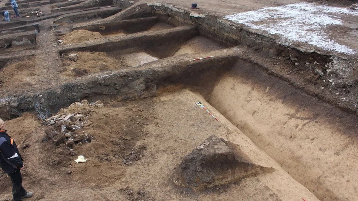 roman camp excavation Czech Republic