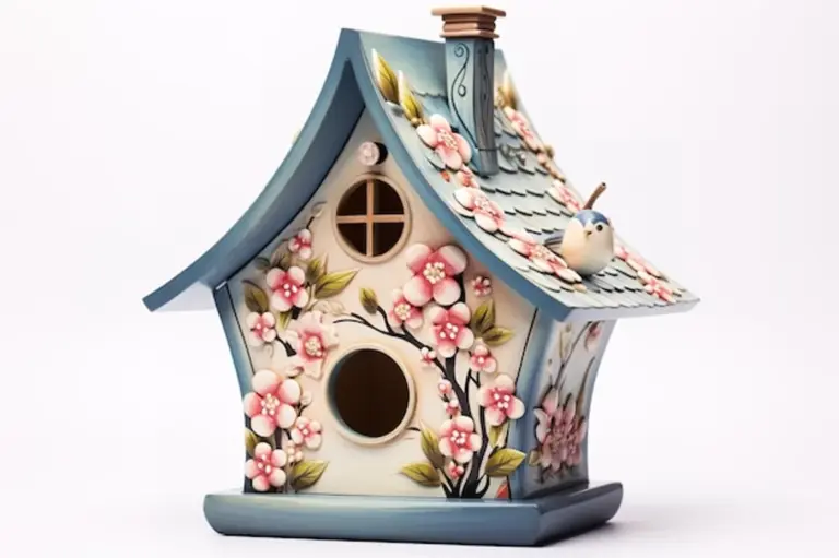 Czech winter garden bird feeding vibrant