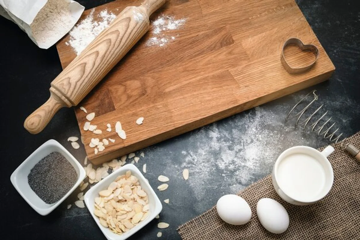healthy cookies nut based minimalistic kitchen