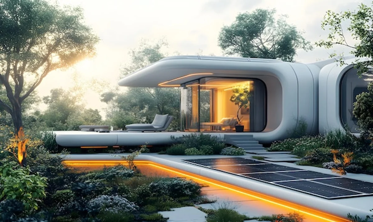 ultra thin solar panels on modern building