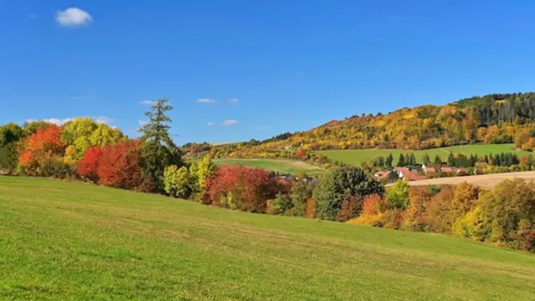 czech autumn landscape breathtaking fall foliage nature