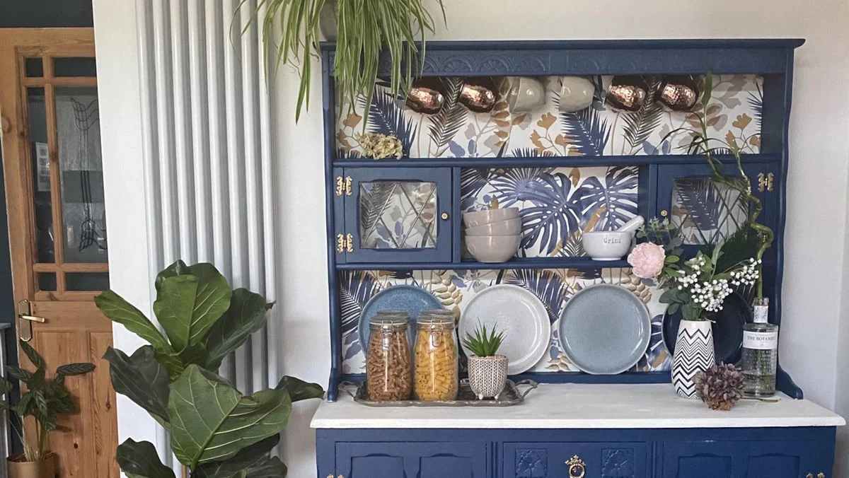 upcycled storage kitchen real Czech home