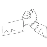 team subtle hand signals office communication