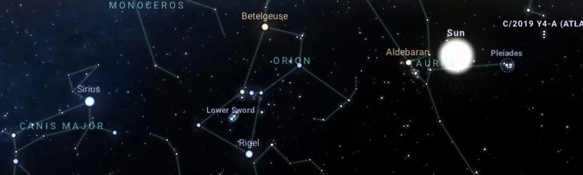 orion constellation november czech night sky