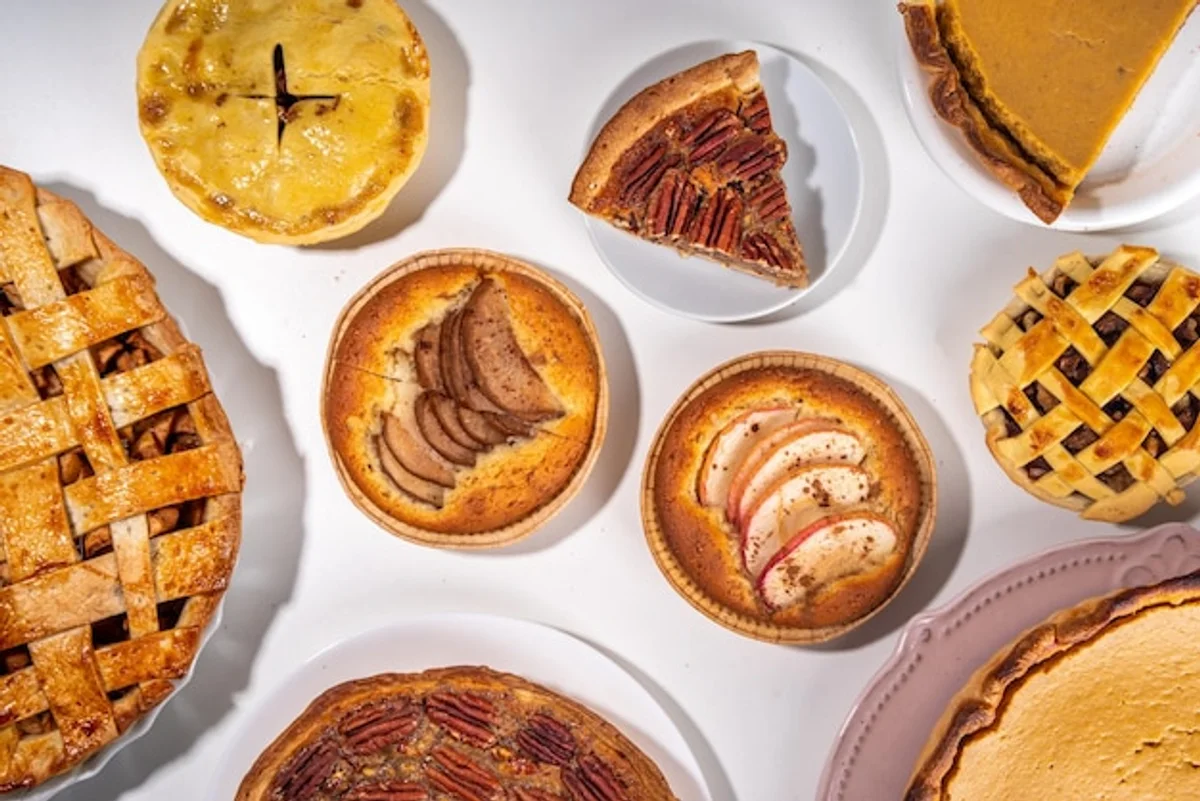 european autumn baking with fresh ingredients