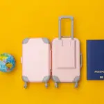 minimalist travel europe weekend suitcase flat lay