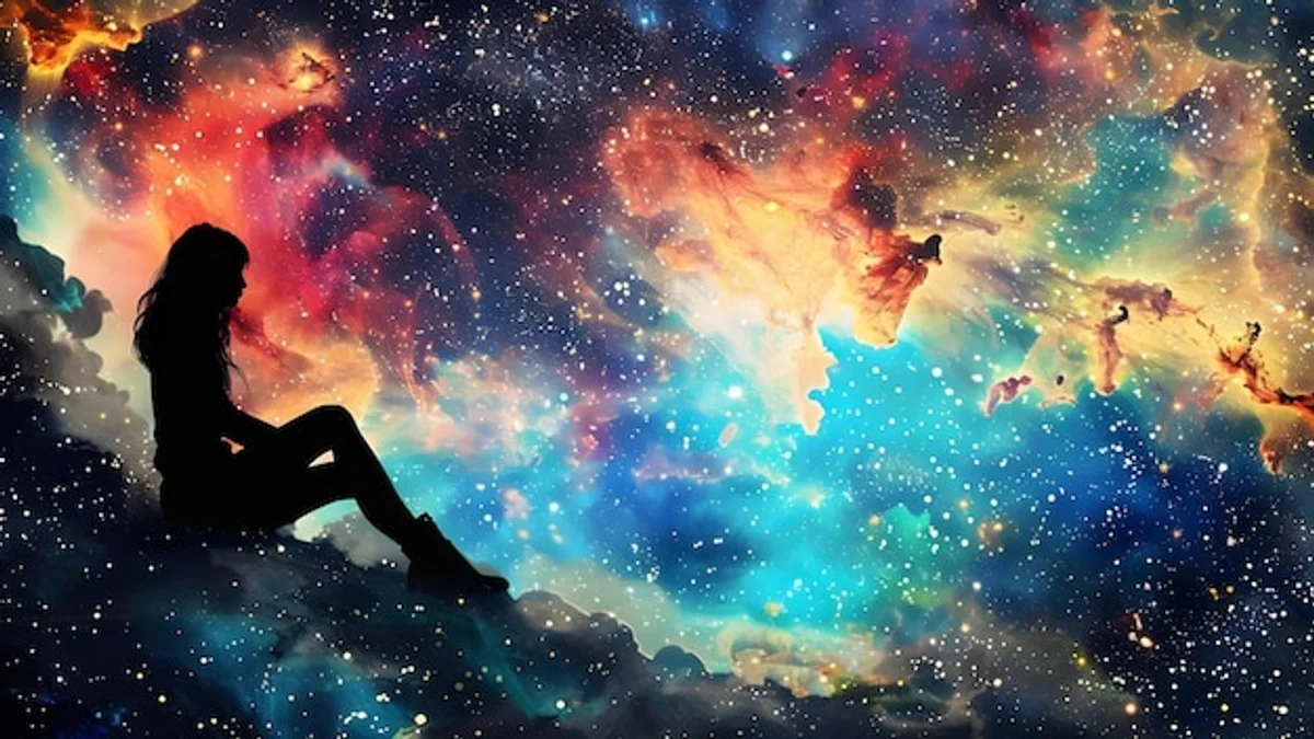 cosmos night sky mental health art
