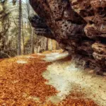 Scenic new hiking trail Czech national park