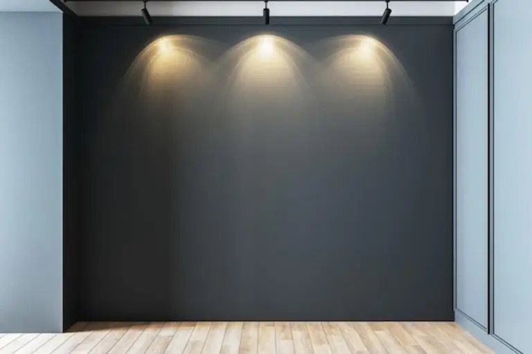 modern stylish home art gallery wall