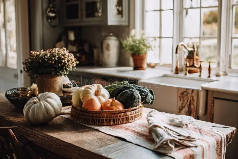 cozy autumn sweets mood Czech kitchen