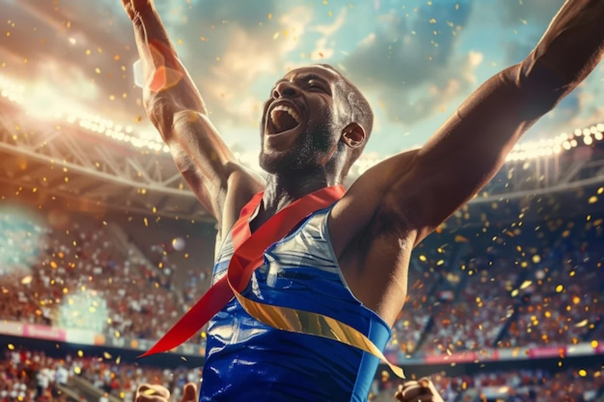 football motivation athlete winning celebration stadium