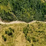 Thracian tomb Bulgaria drone photography