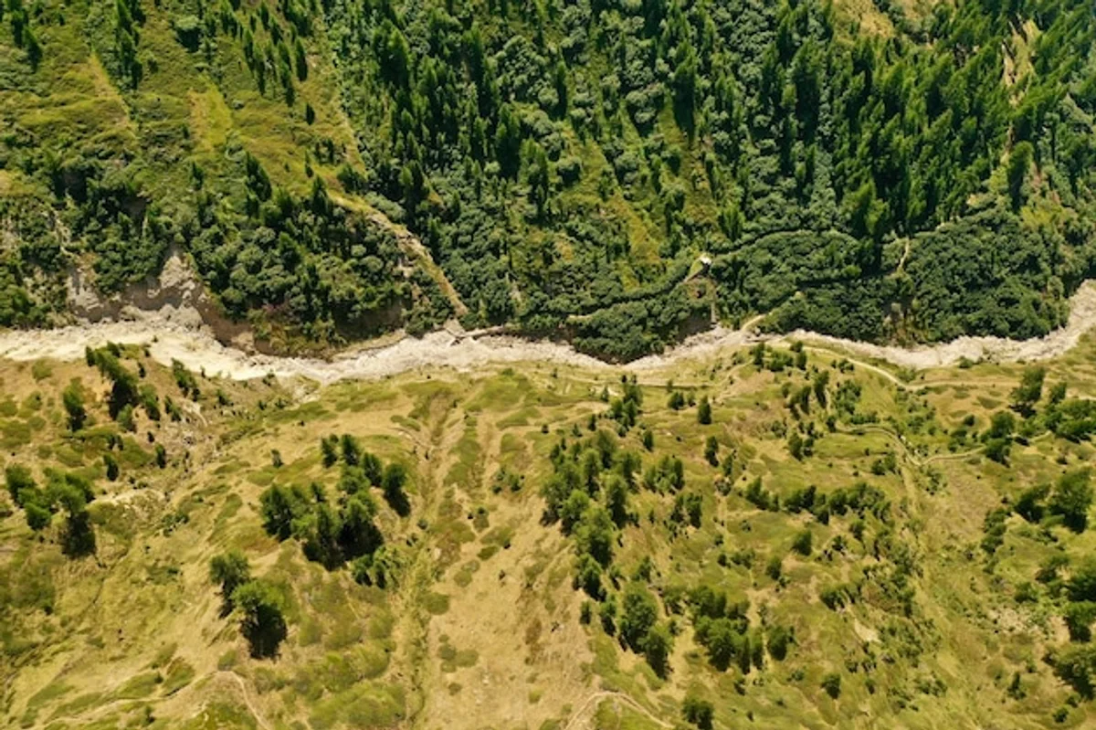 Thracian tomb Bulgaria drone photography