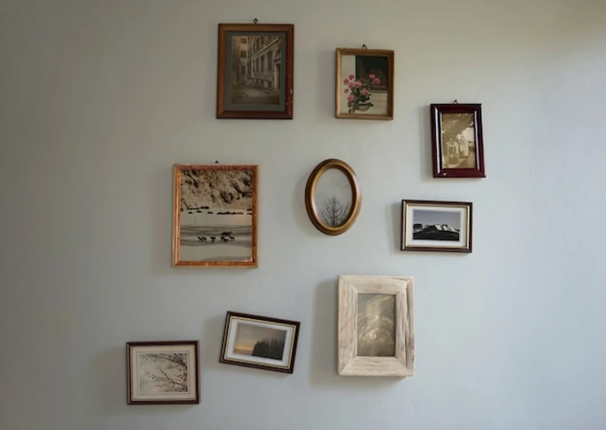 vintage frames wall art home interior