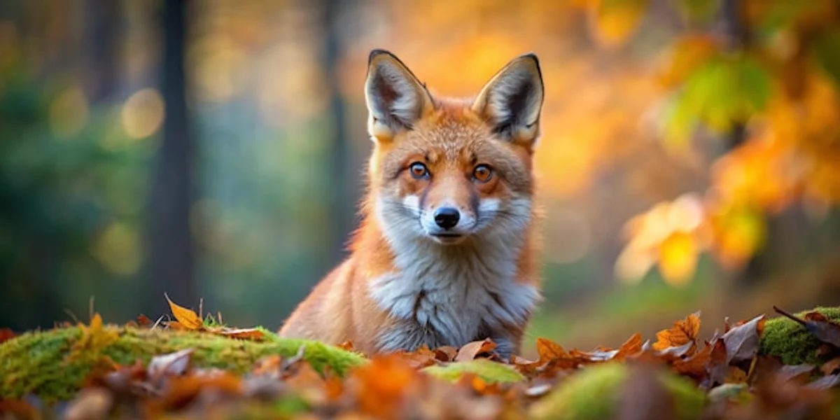 red fox autumn czech nature