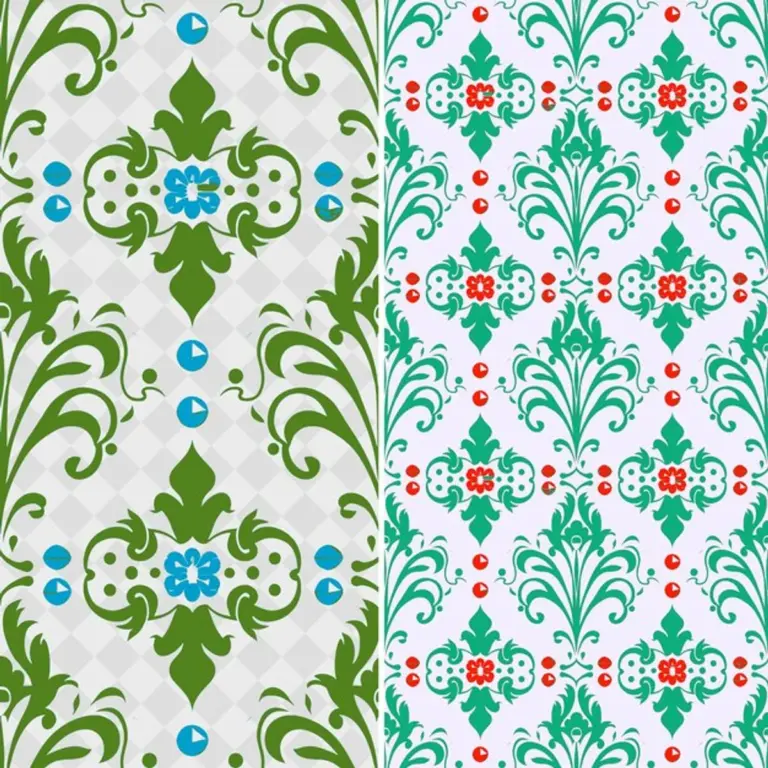 colorful czech folk art patterns
