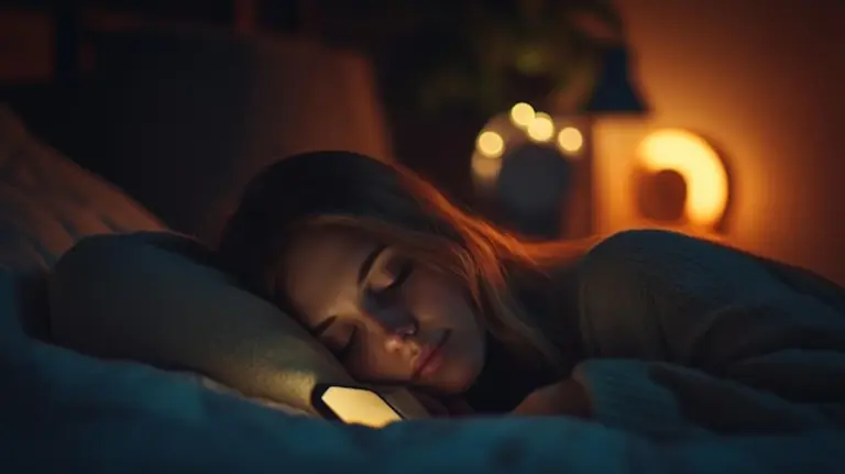 night mode on smartphone for better sleep, warm light evening technology