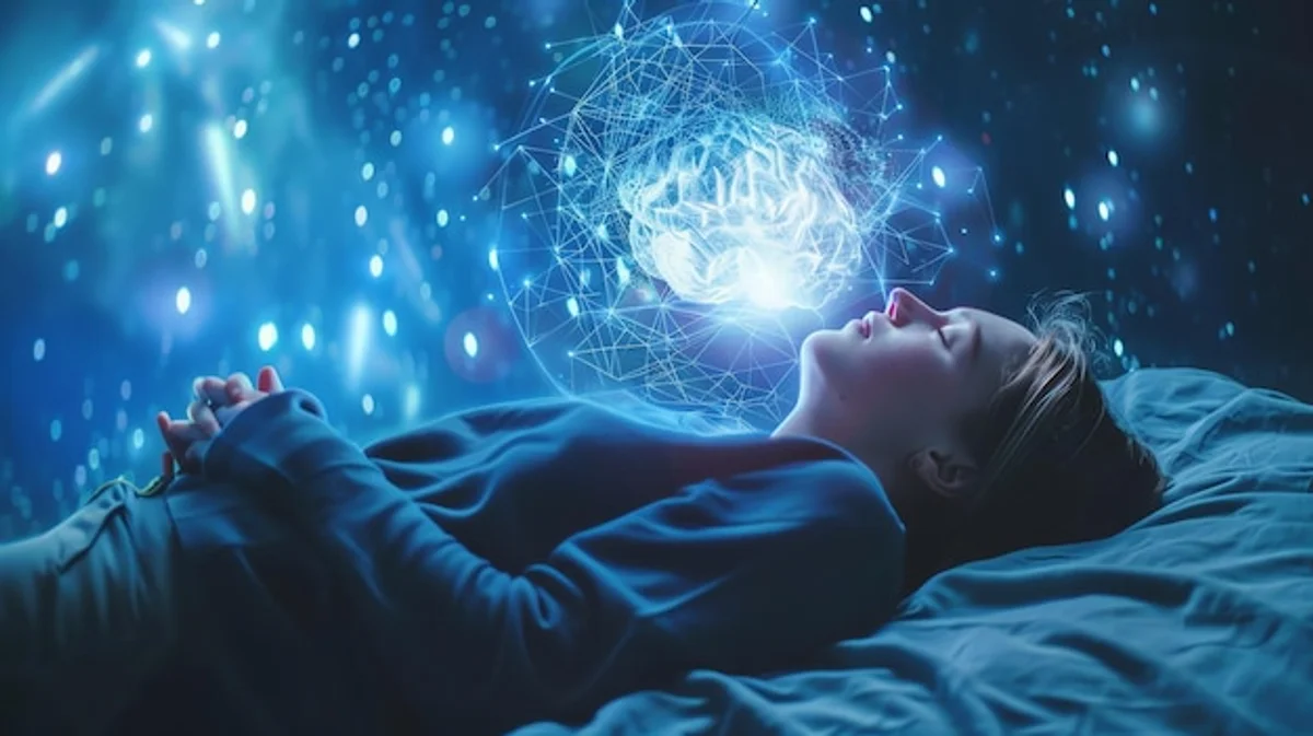 sleep and dreams neuroscience concept