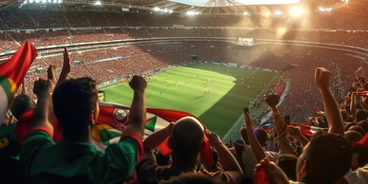 european football record celebration stadium fans