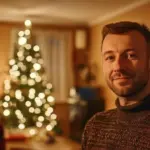 czech family celebrating holiday tradition
